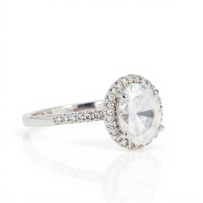 💎 925 Sterling Silver Diamond Ring | Elegant Women’s Jewelry