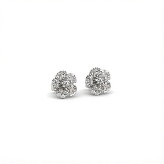 💎 Elegant CVD Diamond Earrings | 925 Silver | Radiant Fine Jewelry Gift