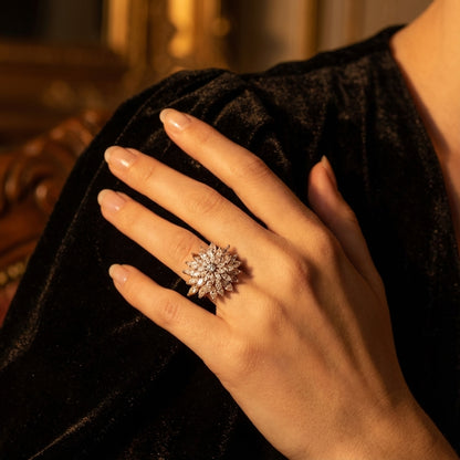 💎 Elegant 3.5 Carat Side Diamond Ring | 925 Silver | DEF VVS–VS