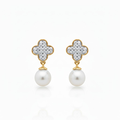 Elegant 925 Silver Earrings with Diamond💎 Sparkle Timeless Design, Classic Shine, Perfect Gift for Women, Formal or Daily Wear