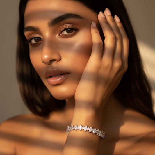 Elegant 925 Silver Bracelet with Diamond 💎 | Premium Women’s Jewelry