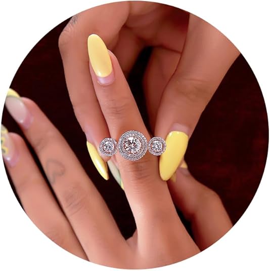 💎 Luxury 0.64 Ct 95-Round Diamond Ring | Sterling Silver 925 | DEF/VVS–VS Clarity | Certified Statement Jewelry