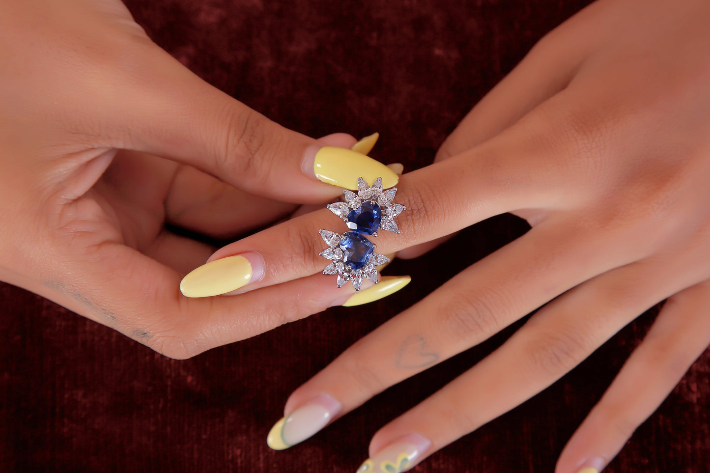 925 Sterling Silver Ring | Pear Shape | Elegant Designer Ring