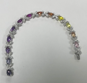 💎 925 Silver Marquise Diamond Bracelet | DEF VVS–VS Lab-Grown Stones | Elegant Women’s Jewelry