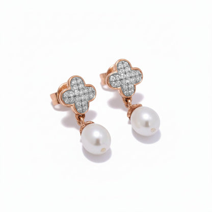 Elegant 925 Silver Earrings with Diamond💎 Sparkle Timeless Design, Classic Shine, Perfect Gift for Women, Formal or Daily Wear