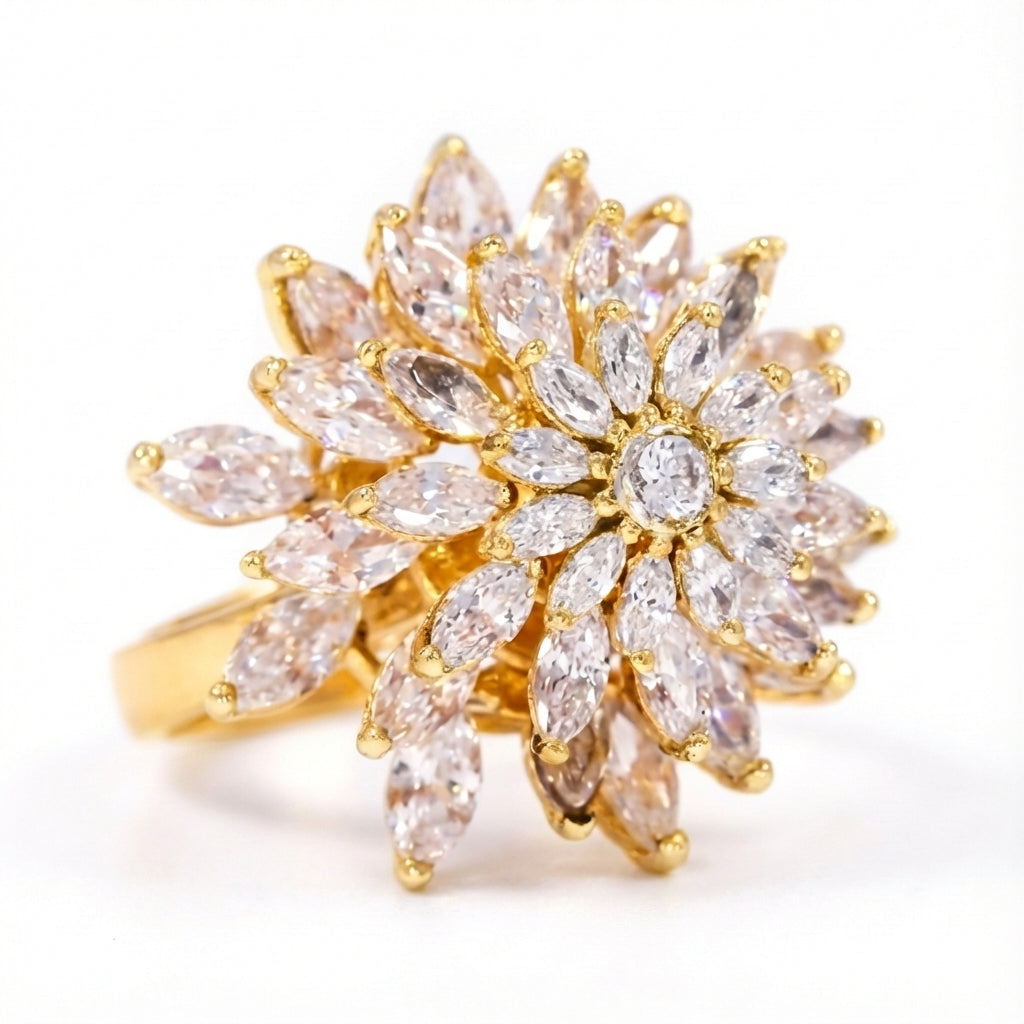 💎 Elegant 3.5 Carat Side Diamond Ring | 925 Silver | DEF VVS–VS