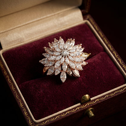 💎 Elegant 3.5 Carat Side Diamond Ring | 925 Silver | DEF VVS–VS