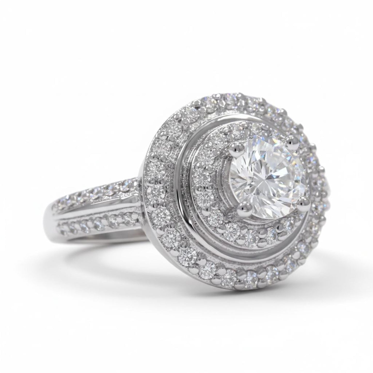 💎 Premium 1.66 Ct Side Diamond Band | 925 Silver | DEF VVS–VS | Perfect Gift for Her