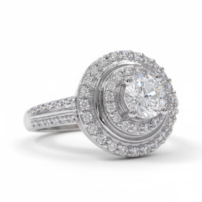 💎 Premium 1.66 Ct Side Diamond Band | 925 Silver | DEF VVS–VS | Perfect Gift for Her