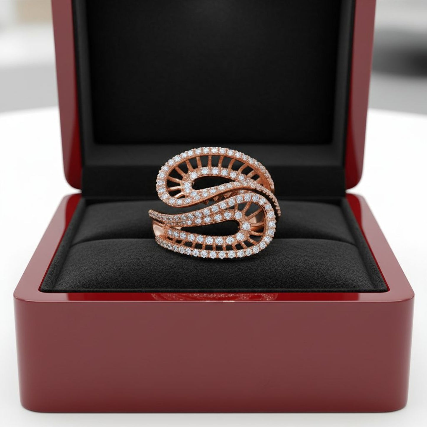 💎 Elegant 925 Silver Diamond Ring | Stunning Women’s Jewelry