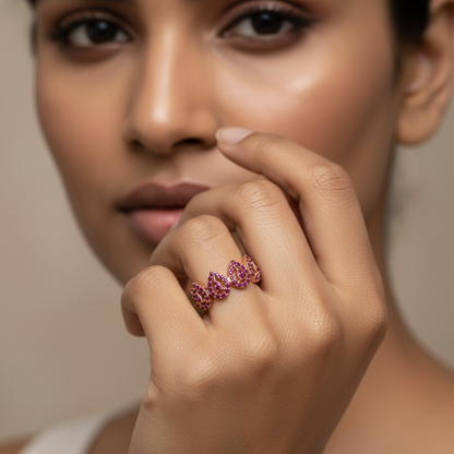 💎 Premium 2.00 Ct Side Diamond Ring | 140-Stone Band | Sterling Silver | DEF VVS–VS