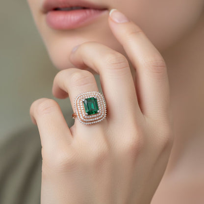 💎 Elegant 925 Silver Diamond Ring | Sparkling Luxury Jewelry for Women