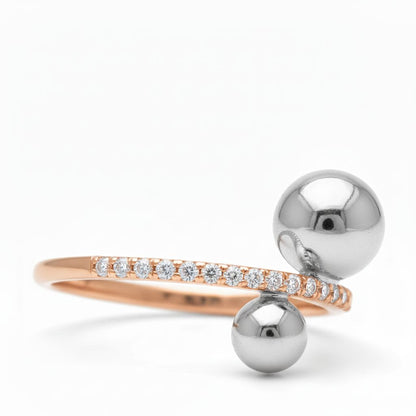 ✨ Stylish 925 Sterling Silver Side Diamond Ring | Premium Shine