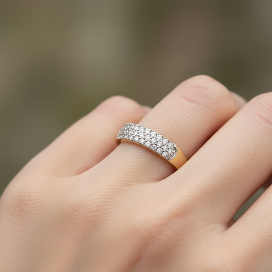 ✨ Elegant 925 Silver Pendant Set | 28 Diamond Accent Pieces | Brilliant 0.42ct Sparkle