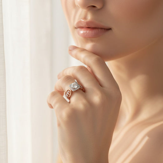 💎 Luxury 1.5 Carat Side Diamond Ring | Sterling Silver | DEF VVS–VS