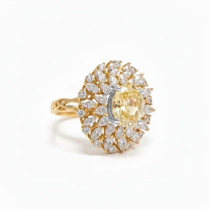 💎 Premium 0.8 Ct Side Diamond Ring | 925 Silver | DEF VVS–VS Quality