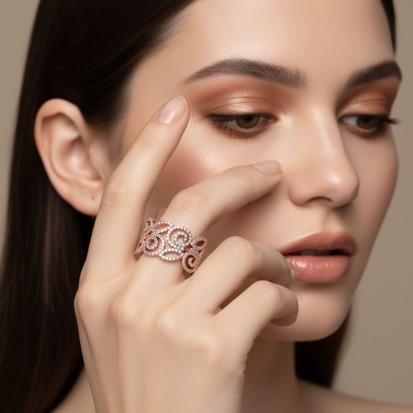 💎 Elegant 925 Silver Diamond Ring | 1.15ct Sparkling Women’s Jewelry