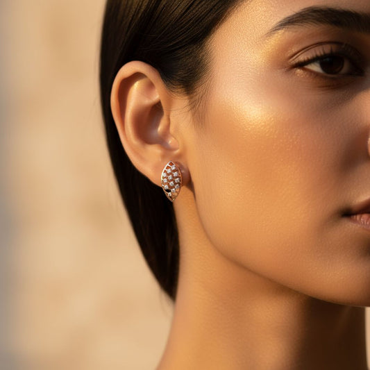 💎925 Silver CVD Diamond Earrings | Delicate Sparkle for Daily Wear