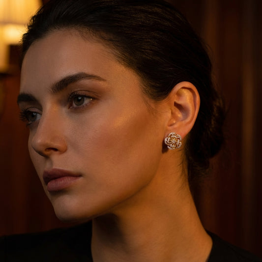 💎 Elegant CVD Diamond Earrings | 925 Silver | Radiant Fine Jewelry Gift