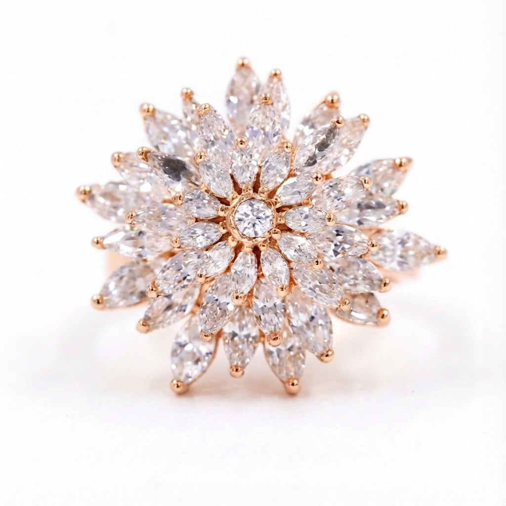 💎 Elegant 3.5 Carat Side Diamond Ring | 925 Silver | DEF VVS–VS