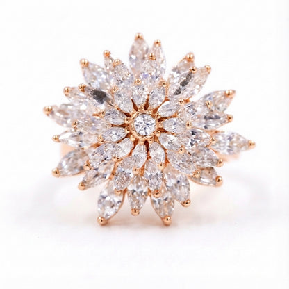 💎 Elegant 3.5 Carat Side Diamond Ring | 925 Silver | DEF VVS–VS