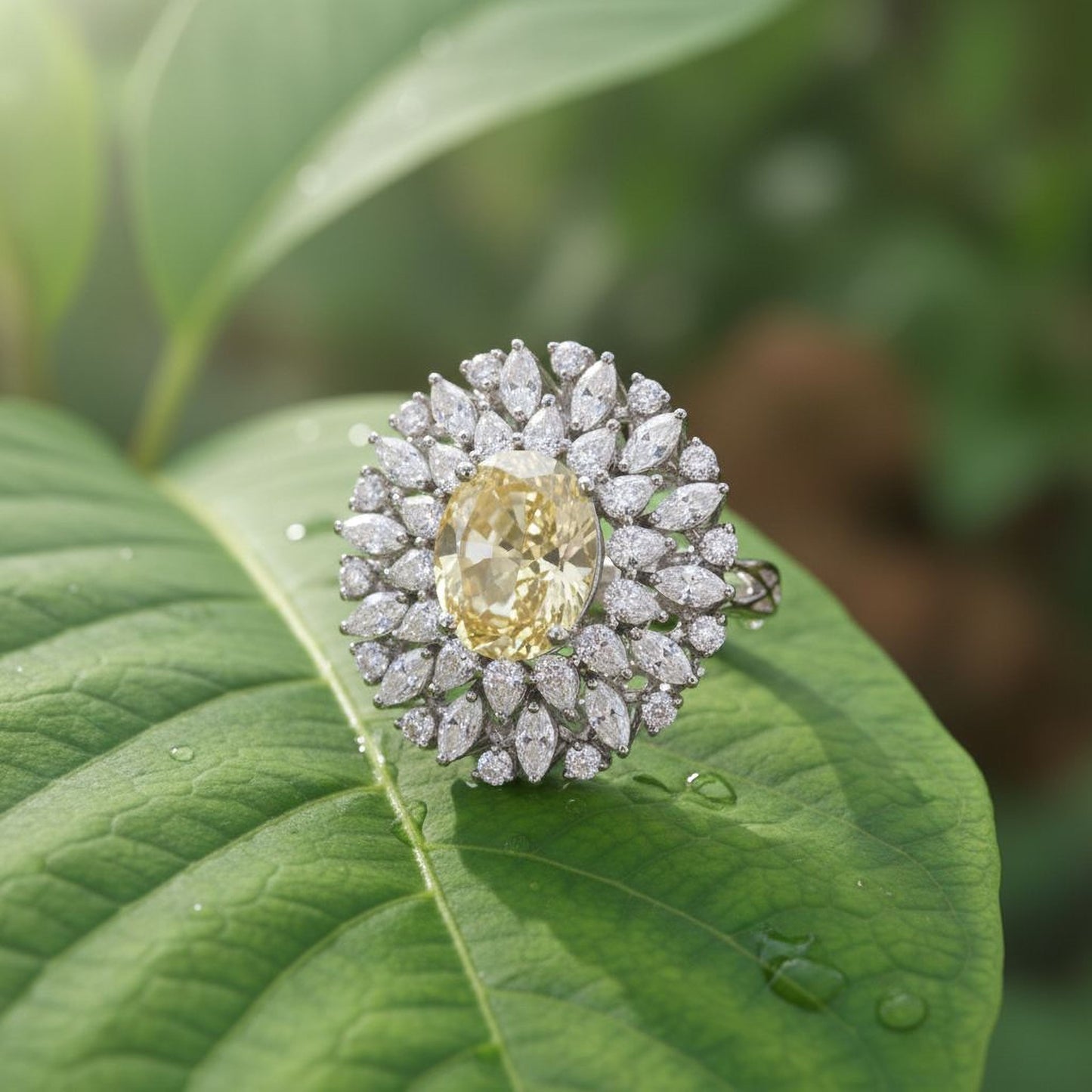 💎 Premium 0.8 Ct Side Diamond Ring | 925 Silver | DEF VVS–VS Quality