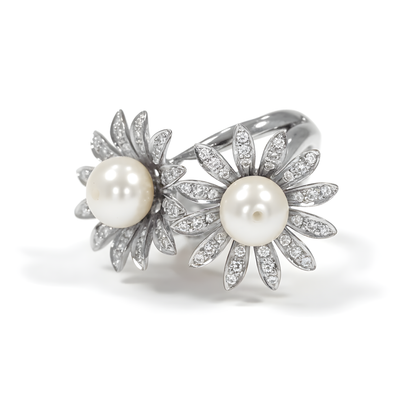 💎 925 Silver Ring with 0.9 Ct DEF VVS–VS Diamonds