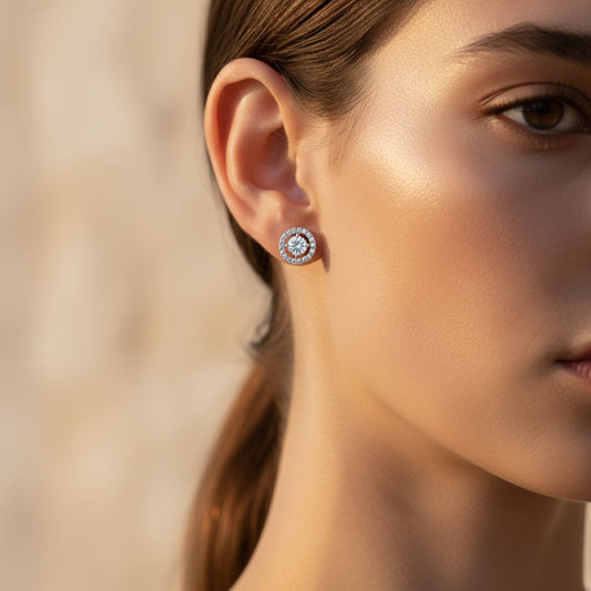 💎 Elegant 2.38 Ct Side Diamond Earrings | Sterling Silver | DEF VVS–VS