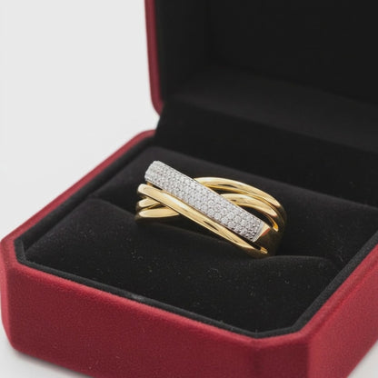 💎 925 Sterling Silver Ring with 0.94 Ct Side Diamonds | High-Grade DEF VVS–VS