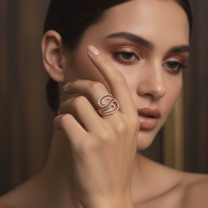 💎 Elegant 925 Silver Diamond Ring | Stunning Women’s Jewelry