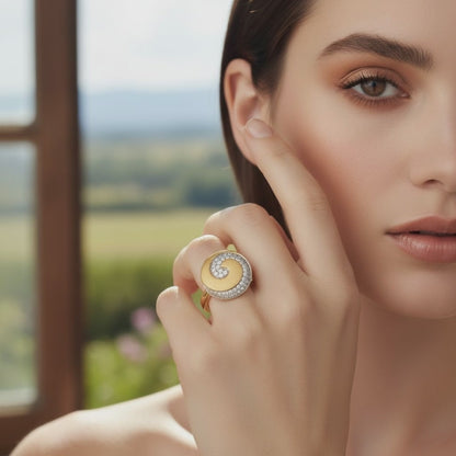 💎 Elegant 0.5 Ct Diamond Side-Stone Ring | Sterling Silver | DEF VVS–VS Quality